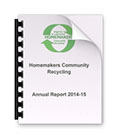 Homemakers Community Recycling Account 2014-2015